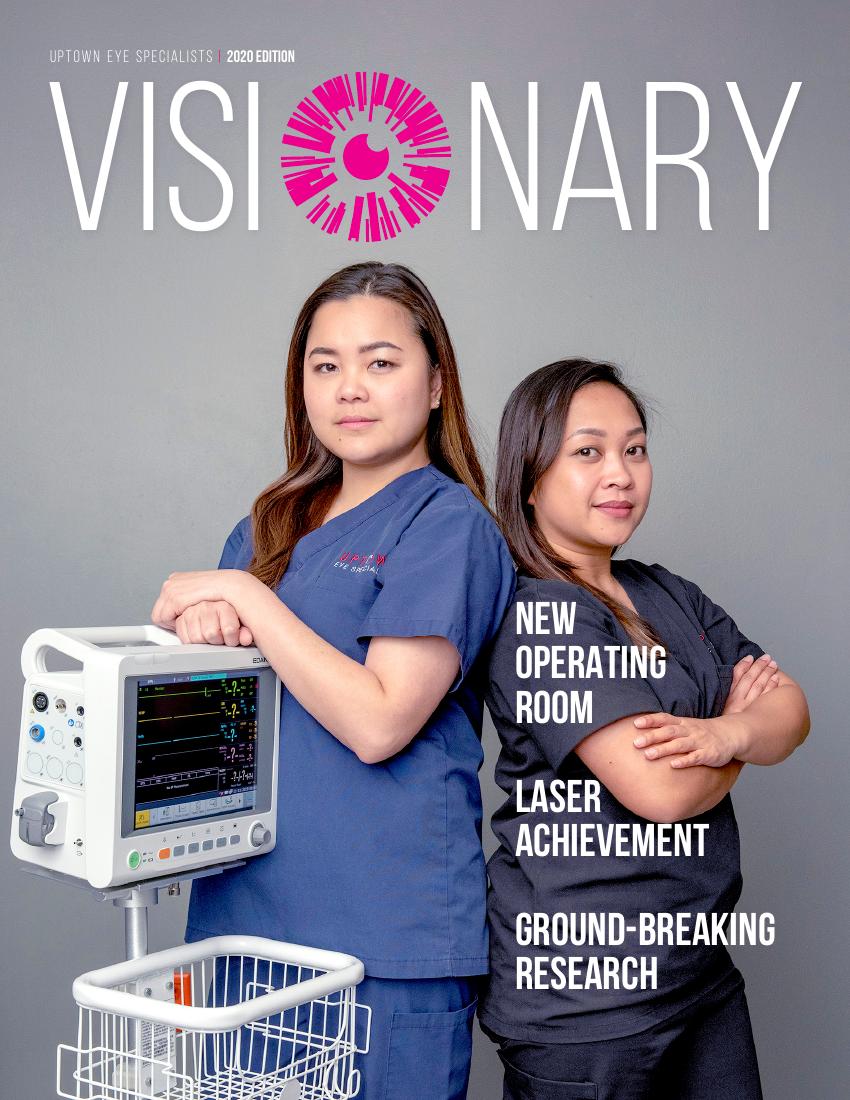Cover of the VISIONARY magazine 2020 edition, U Vision Group's annual publication