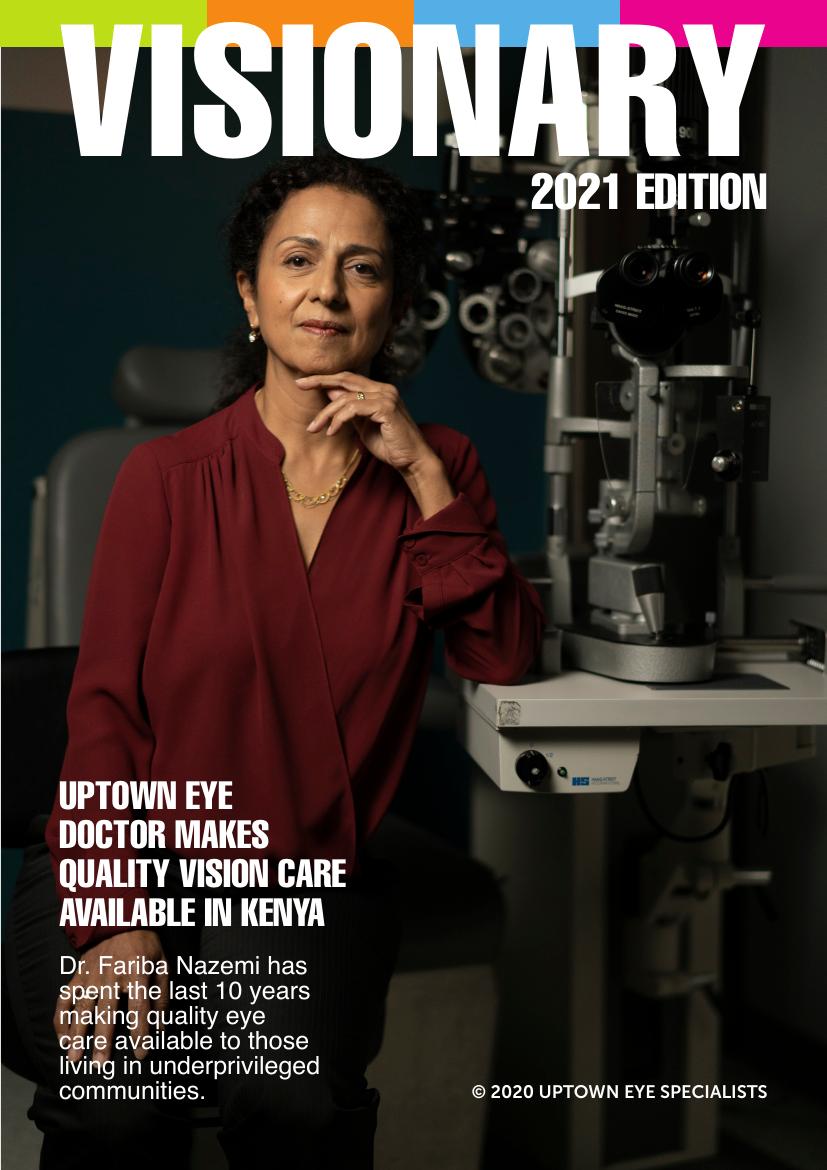Cover of the VISIONARY magazine 2021 edition, U Vision Group's annual publication