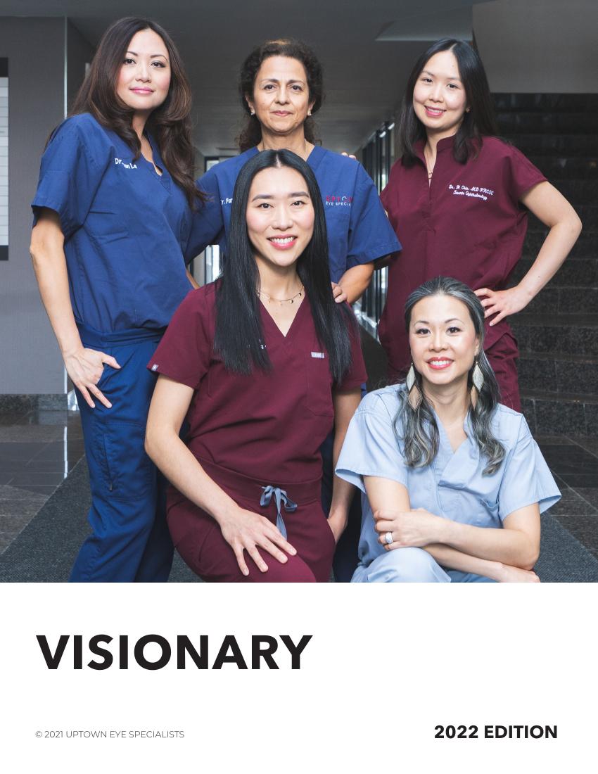 Cover of the VISIONARY magazine 2022 edition, U Vision Group's annual publication
