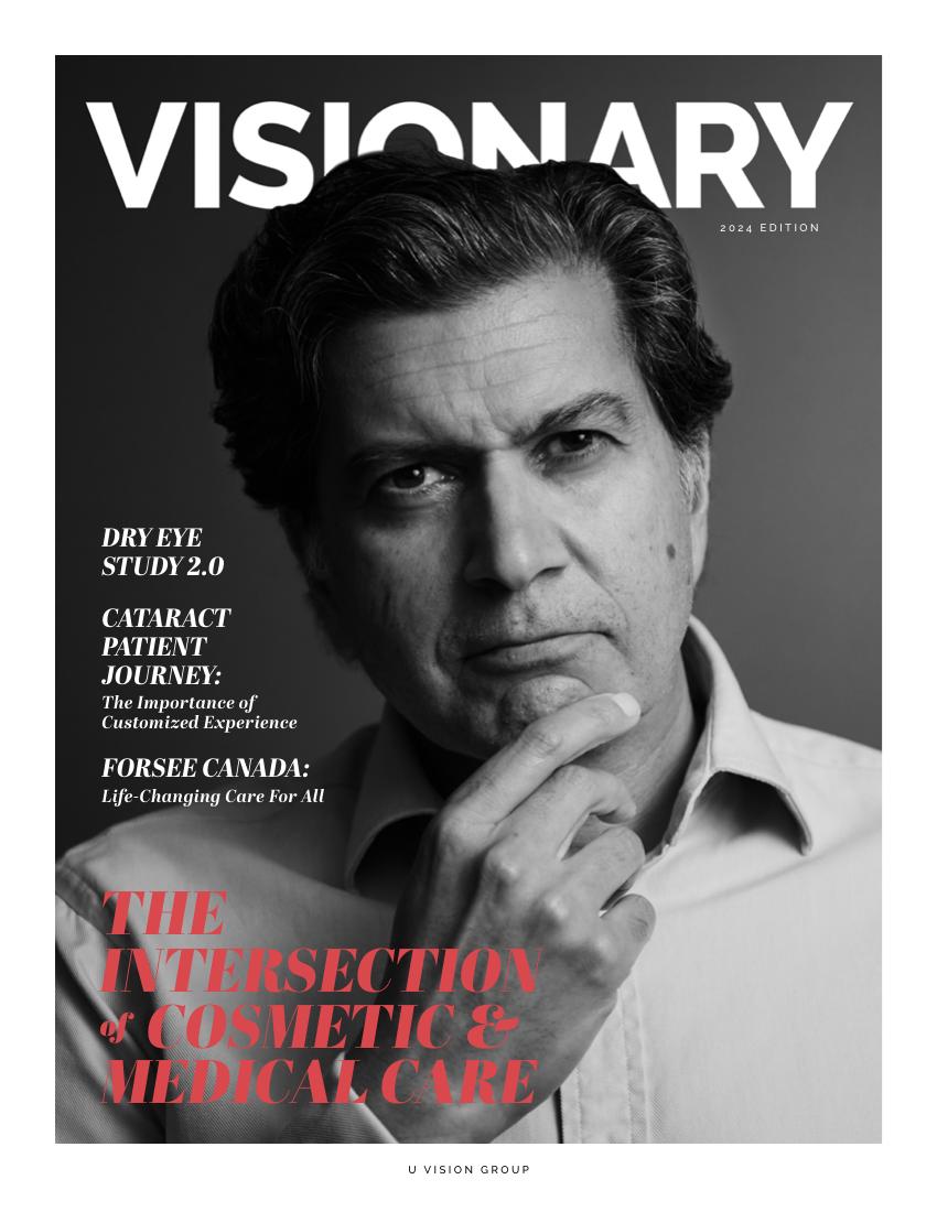 Cover of the VISIONARY magazine 2024 edition, U Vision Group's annual publication