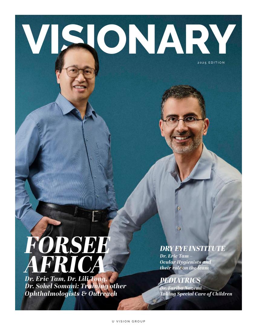 Cover of the VISIONARY magazine 2025 edition, U Vision Group's annual publication