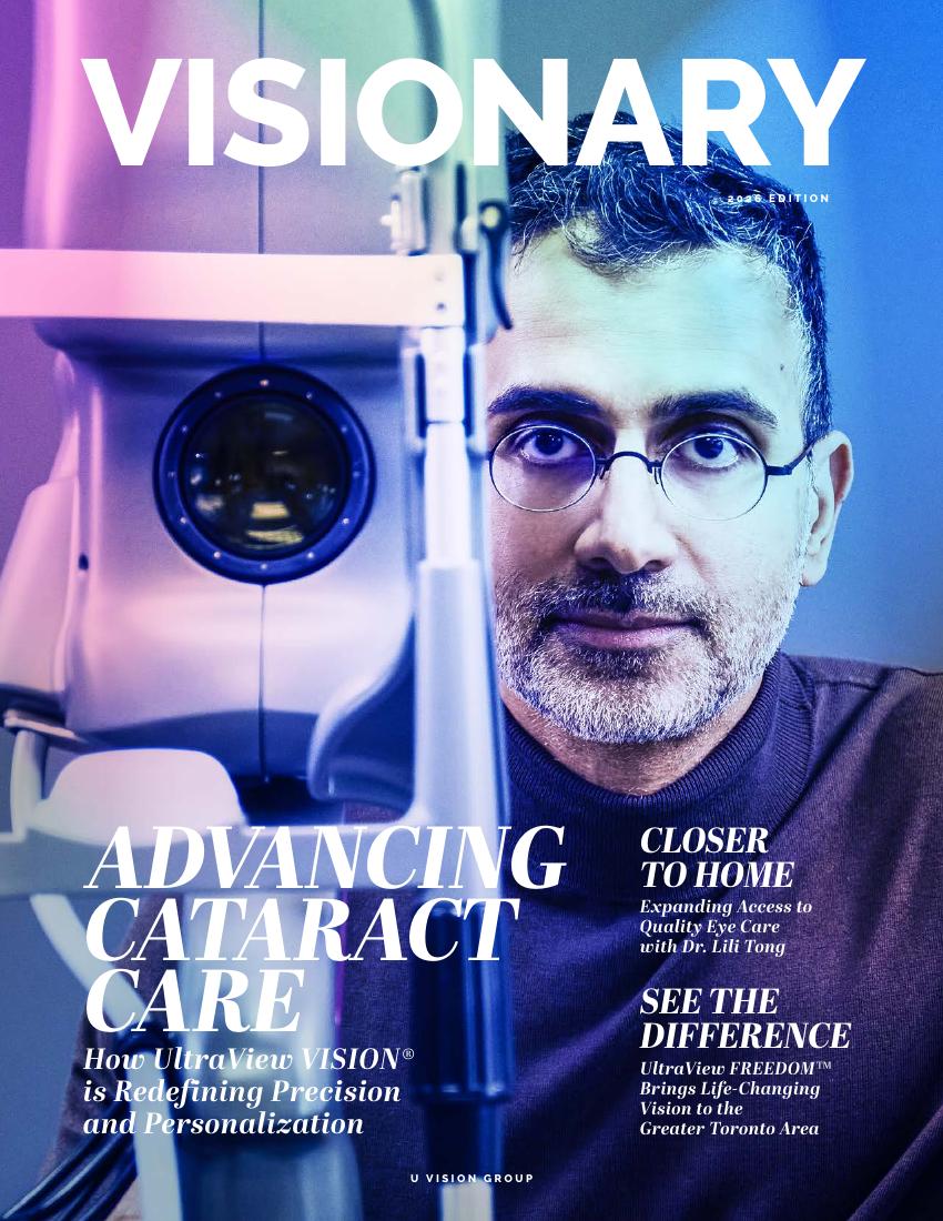 Cover of the VISIONARY magazine 2026 edition, U Vision Group's annual publication